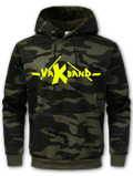 Sweat-shirt Camo - VKB (dos personnalisable - impression jaune fluo)