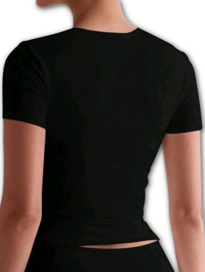 Tee-shirt noir femme - Édition limitée VKB or pailleté