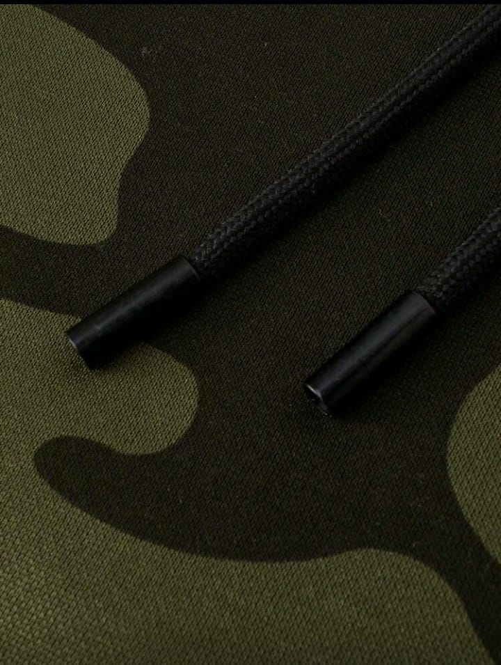 Sweat-shirt Camo - VKB (dos personnalisable - impression jaune fluo)