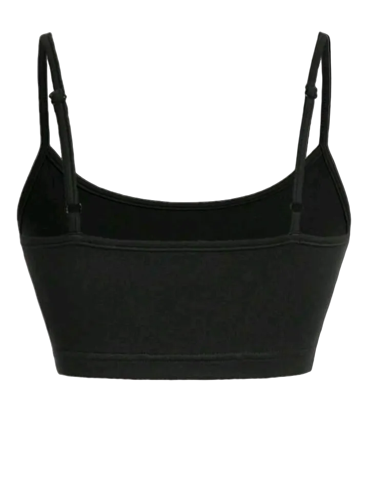 Crop top noir - VKB 20ans orange et jaune